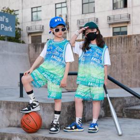 Boy basketball jersey set