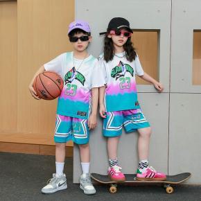 Boy basketball jersey set