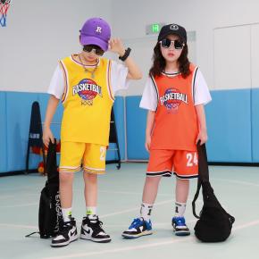 Boy basketball jersey set