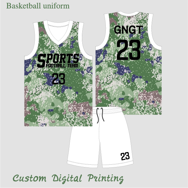 digital printing Jersey basketball jersey set
